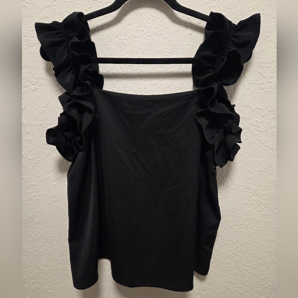 Shein Black Tank Blouse